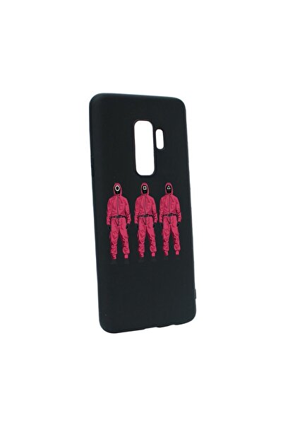 bestcase Θήκη σιλικόνης συμβατή με Samsung Galaxy S9, Squid Game - Μάσκα Στρα...