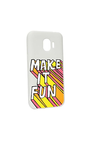 bestcase Προστατευτική θήκη με μήνυμα  "Make It Fun ", για Samsung Galaxy J4 ...