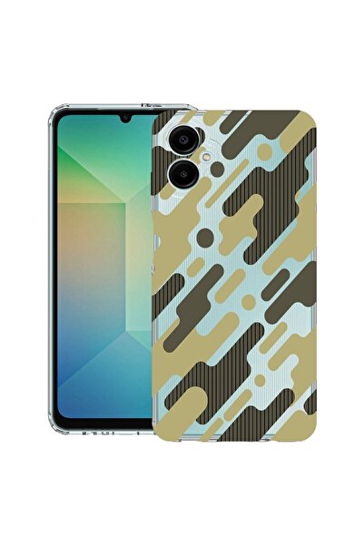 bestcase ¬Æ Husa pentru Samsung Galaxy A06 5G, Anti Shock 1.5MM, Green Camouf...