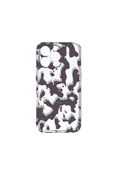 bestcase Θήκη Clear Silicon 2MM, Συμβατή με Apple iPhone 14 Pro, Γκρι Καμουφλ...