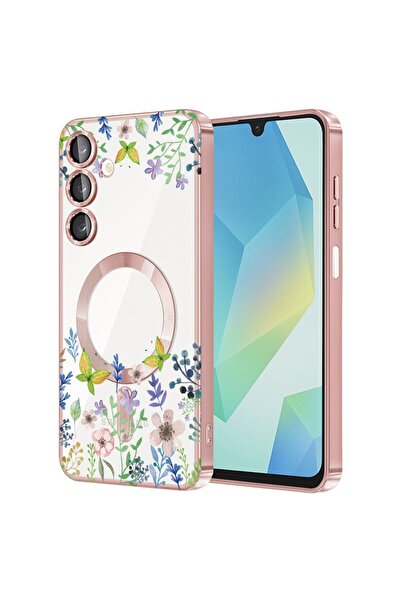 bestcase Θήκη MagSafe Πολυτελείας, Συμβατή με Samsung Galaxy A55, Πεταλούδες ...