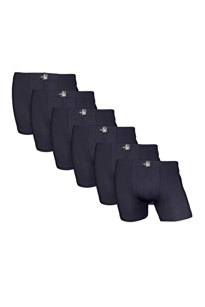 MOPEN UNDERWEAR Erkek Katlama Lastikli Likralı Premium Uzun Boxer 6'lı Paket ...
