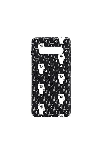 bestcase Λεπτή Θήκη Σιλικόνης 0.8MM, Συμβατή με Samsung Galaxy S10, Σχέδιο Αρ...