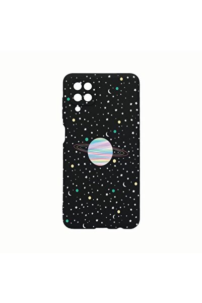 bestcase Θήκη Σιλικόνης, Συμβατή με Samsung Galaxy A12, Σχέδιο Σύμπαν, Πλανήτ...