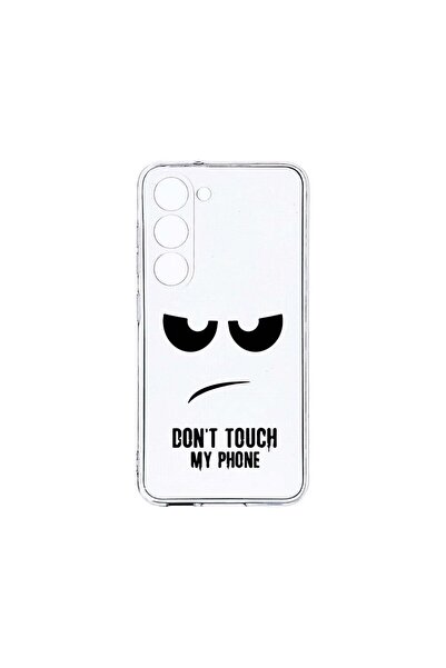 bestcase Διαφανής Θήκη Σιλικόνης 2MM, Συμβατή με Samsung Galaxy S23, Μην αγγί...