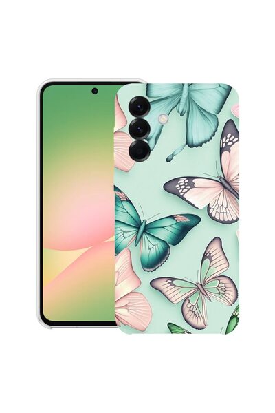 bestcase Θήκη για Samsung Galaxy A17 5G με Σχέδιο Πεταλούδας, Διαφανής Λεπτή ...