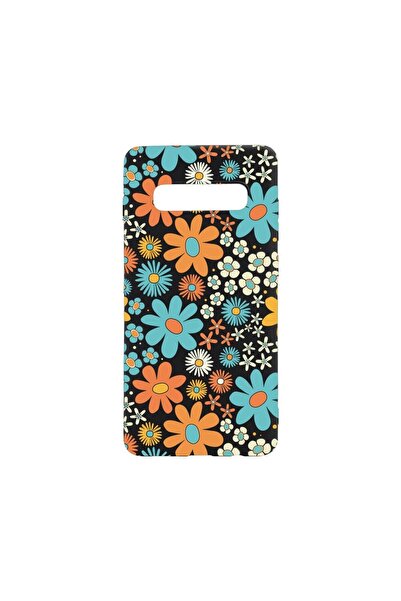 bestcase Λεπτή Θήκη Σιλικόνης 0.8MM, Συμβατή με Samsung Galaxy S10, Ανθισμένα...