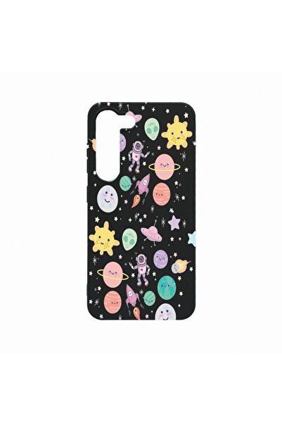 bestcase Θήκη, Συμβατή με Samsung Galaxy S23, Σχέδιο Σύμπαν, Πλανήτες, UFO, Α...