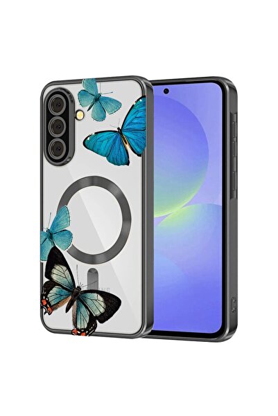 bestcase Πολυτελής Θήκη MagSafe, Συμβατή με Samsung Galaxy S24 FE, Μπλε Πεταλ...