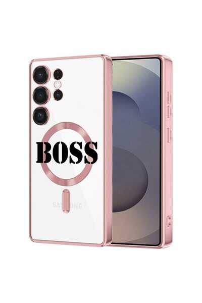 bestcase Πολυτελής Θήκη MagSafe, Συμβατή με Samsung Galaxy S24 Ultra, BOSS, Ε...
