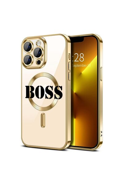 bestcase Πολυτελής Θήκη MagSafe, Συμβατή με Apple iPhone 14 Pro Max, BOSS, Εξ...
