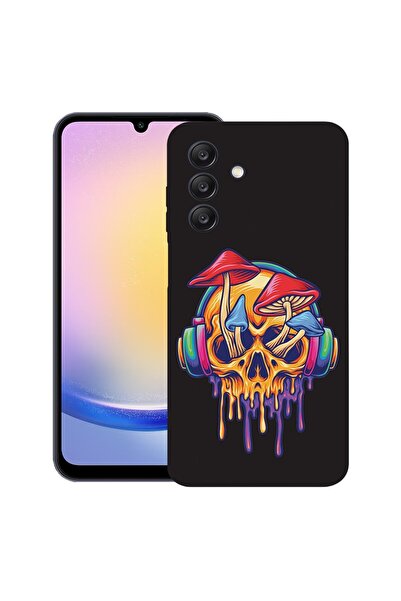 bestcase Калъф за Samsung Galaxy A56, Череп-гъба, Тънък силиконов 0.8ММ, Прот...