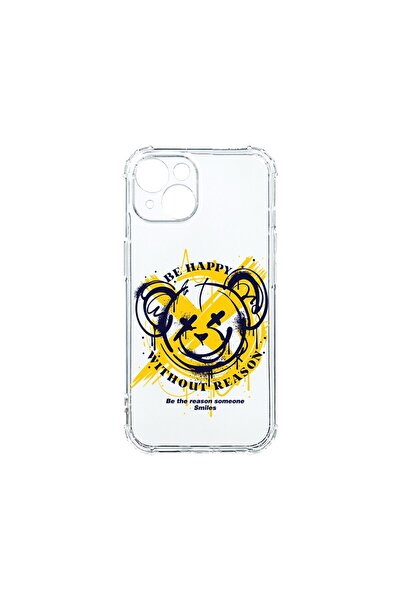 bestcase Husa Anti Shock 1.5MM, compatibilă cu Apple iPhone 14 Plus, Teddy Be...