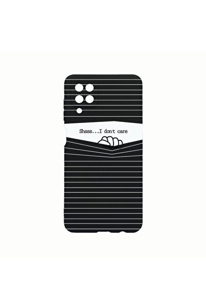 bestcase Θήκη σιλικόνης, Συμβατή με Samsung Galaxy A12, Δεν με νοιάζει, Ανθεκ...