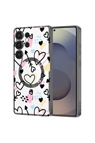 bestcase Πολυτελής Θήκη MagSafe, Συμβατή με Samsung Galaxy S24 Ultra, Ρομαντι...