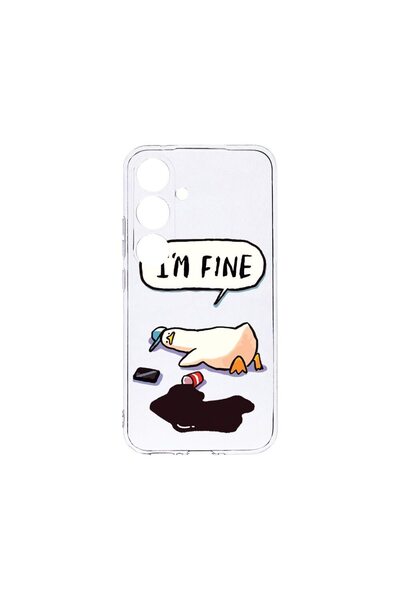 bestcase Θήκη για Samsung Galaxy M35, BestCase® Διαφανής Σιλικόνη 2MM, Duck L...