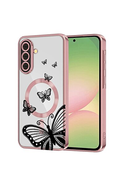 bestcase Πολυτελής Θήκη MagSafe, Συμβατή με Samsung Galaxy S24, Πεταλούδα, Εξ...