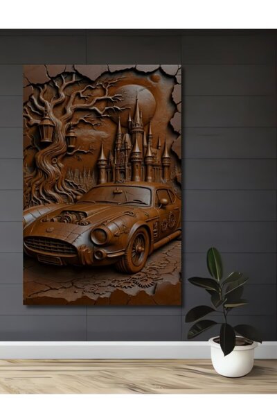 Teona Ahşap Steampunk Magic Castle και Κλασικό Ξύλινο Διακοσμητικό Τραπέζι Αυ...