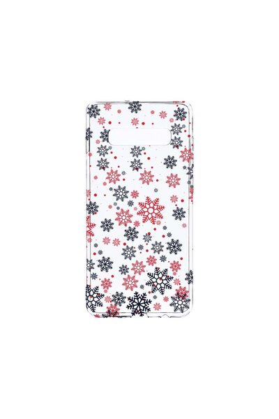 bestcase Διαφανής Θήκη Σιλικόνης 2MM, Συμβατή με Samsung Galaxy S10, Χιονί, Α...