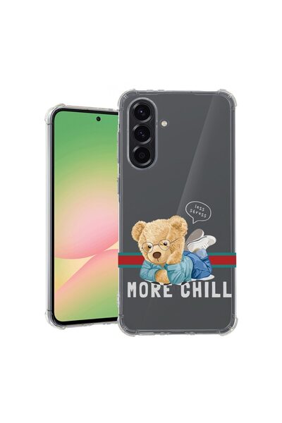bestcase Θήκη για Samsung Galaxy A36, Αντικραδασμική 1.5MM, More Chill Teddy ...