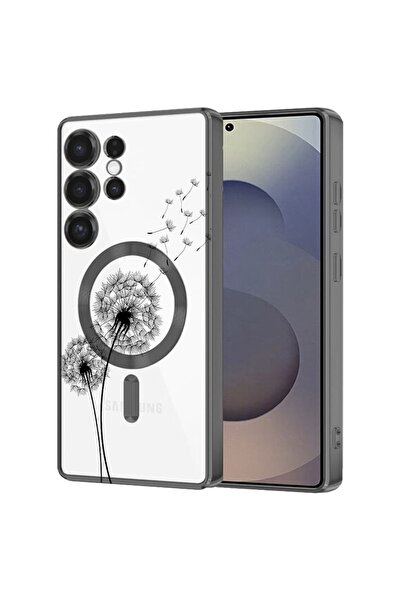 bestcase Πολυτελής Θήκη MagSafe, Συμβατή με Samsung Galaxy S25 Ultra, Μαύρο κ...