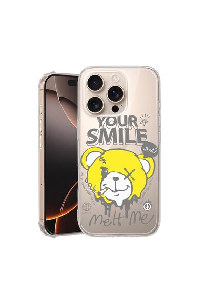 bestcase Θήκη για Apple iPhone 16 Pro, BestCase® Αντικραδασμική 1.5MM, Αρκουδ...