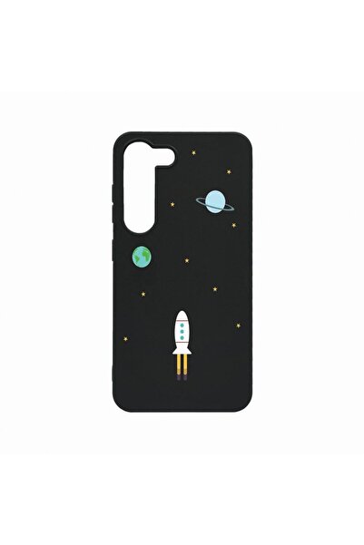 bestcase Θήκη, Συμβατή με Samsung Galaxy S23 Plus, Σχέδιο Σύμπαν, Διαστημόπλο...