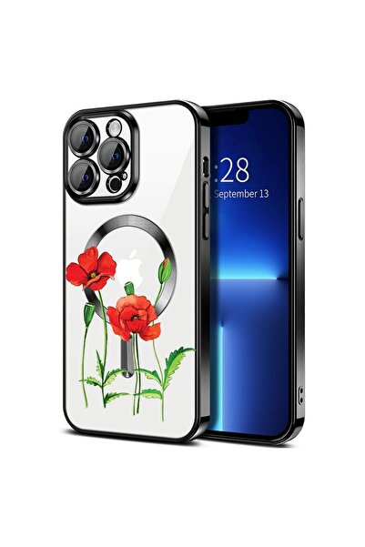 bestcase Πολυτελής Θήκη MagSafe, Συμβατή με Apple iPhone 16 Pro, Κόκκινο Mac ...