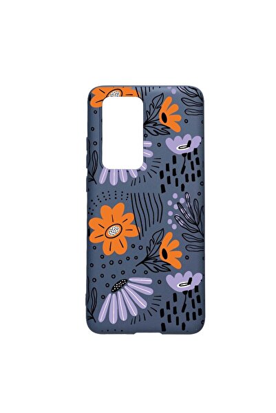 bestcase Husa Silicon Compatibila Cu Huawei P Smart 2021, Flowers - Pastel Co...