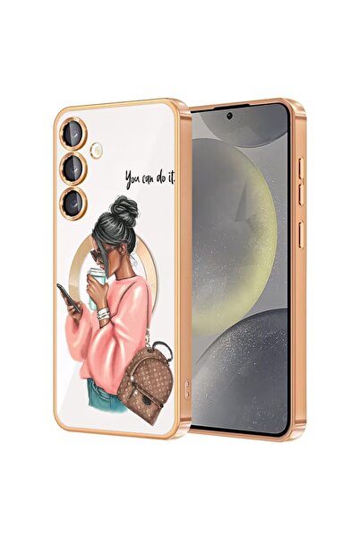 bestcase Πολυτελής Θήκη MagSafe, Συμβατή με Samsung Galaxy A26, Κορίτσι που κ...