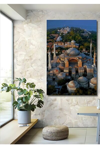 Teona Ahşap Ξύλινο Διακοσμητικό Τραπέζι Ιστορικού Κτιρίου της Αγίας Σοφίας γι...