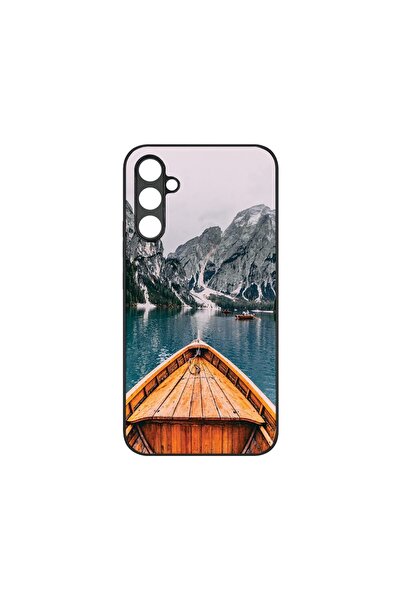 bestcase Λεπτή Γυάλινη Θήκη, Συμβατή με Samsung Galaxy A04s, Σχέδιο Βαρκάδας,...