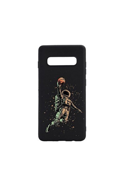 bestcase Λεπτή Θήκη Σιλικόνης 0.8MM, Συμβατή με Samsung Galaxy S10, Αστροναύτ...