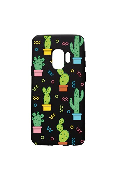 bestcase Θήκη σιλικόνης premium συμβατή με Samsung Galaxy S9, Κάκτος, με υφασ...