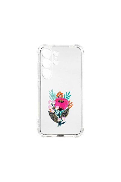 bestcase Αντικραδασμική Θήκη, Συμβατή με Samsung Galaxy S23 Ultra, Λουλούδια,...