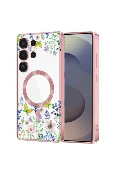 bestcase Πολυτελής Θήκη MagSafe, Συμβατή με Samsung Galaxy S24 Ultra, Σχέδιο ...