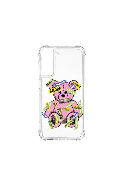 bestcase Husa Αντικραδασμική 1.5MM, Συμβατή με Samsung Galaxy S21, Teddy Bear...