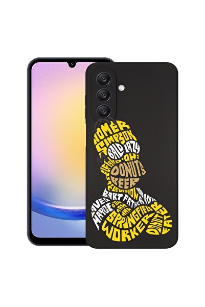 bestcase Θήκη για Samsung Galaxy A26, Καλλιγραφία Homer Simpson, Λεπτή σιλικό...