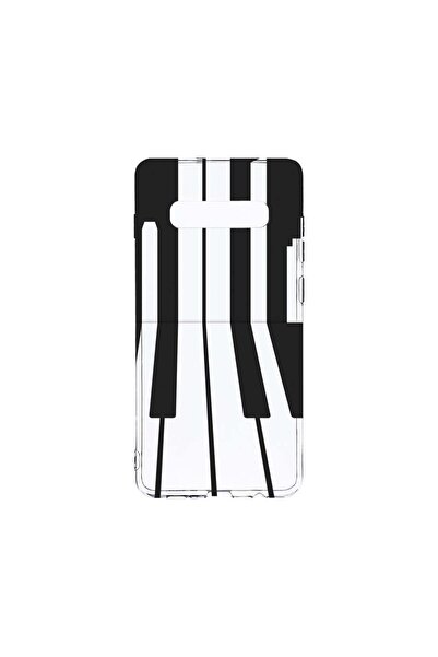 bestcase Διαφανής Θήκη Σιλικόνης 2MM, Συμβατή με Samsung Galaxy S10, Πιάνο, Α...