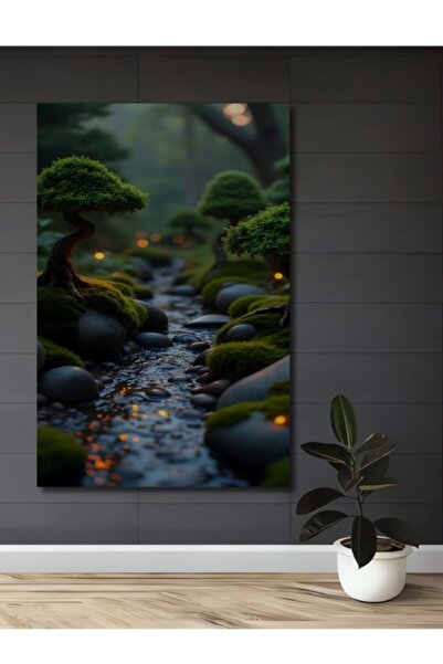 Teona Ahşap Μυστηριώδης Φράχτης του Δάσους, Ξύλινο Διακοσμητικό Τραπέζι με Ελ...