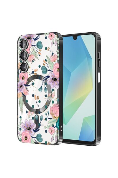 bestcase Πολυτελής Θήκη MagSafe, Συμβατή με Samsung Galaxy A36, Πολύχρωμα Λου...