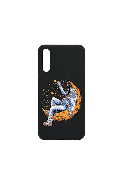 bestcase Λεπτή Θήκη Σιλικόνης 0.8MM, Συμβατή με Samsung Galaxy A50, Αστροναύτ...