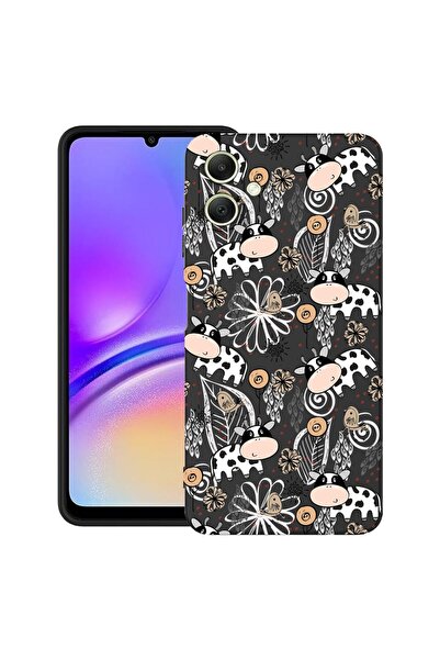 bestcase Husă pentru Samsung Galaxy A06 5G, Model cu imprimeu de vacă, Silico...