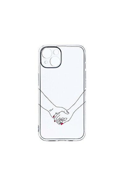 bestcase Husa Clear Silicon 2MM, Compatibila Cu Apple iPhone 14, Love, Antiso...