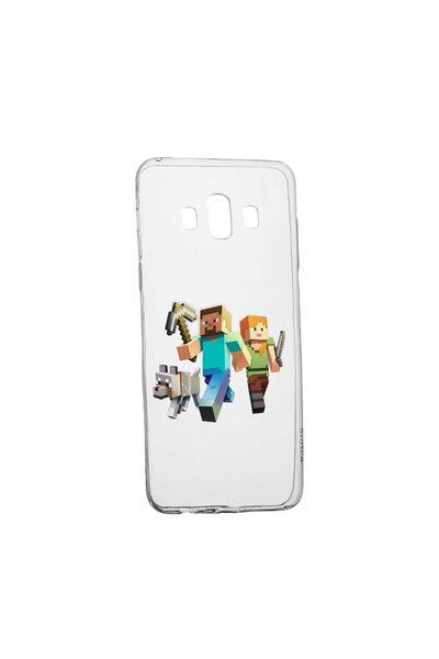 bestcase Husa Minecraft, pentru Samsung Galaxy J6 Plus 2018, rezistenta la uz...