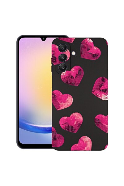 bestcase Θήκη για Samsung Galaxy A36, με σχέδιο καρδιές, λεπτή σιλικόνη 0.8MM...