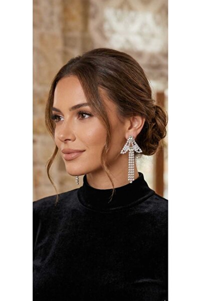 KLC TAKI Women's Dangle Zircon Stone Earrings Evening Dress Daily Wedding Eng...