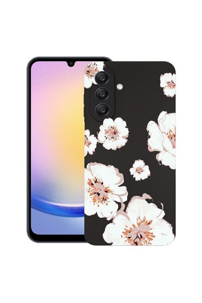 bestcase Θήκη για Samsung Galaxy A36, Παστέλ Χρώματα - Λουλούδια, Λεπτή Σιλικ...