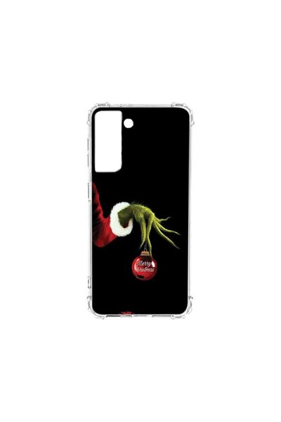 bestcase Husa Antișoc 1.5MM, Compatibilă cu Samsung Galaxy S21, Xmas Grinch, ...