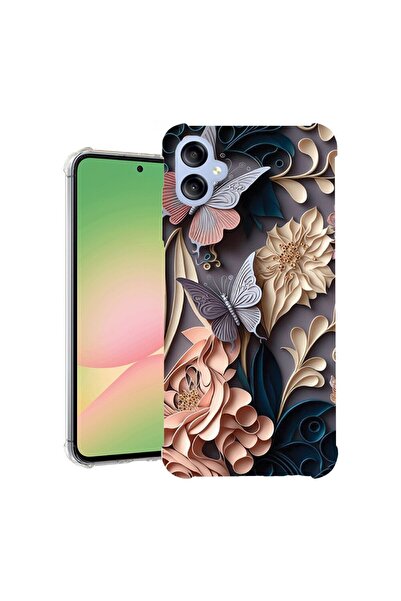 bestcase ¬Æ Husa compatibila Samsung Galaxy A06 4G, Anti Shock 1.5MM, Butterf...